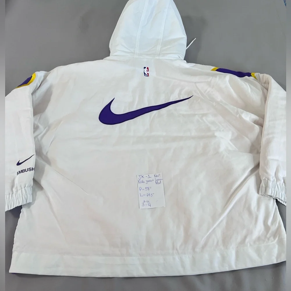 Nike x Ambush Los Angeles LA Lakers NBA‎ Collection Jacket Women's Sz MED $350